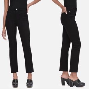 FRAME Denim Le High Film Noir Straight Jean Classic Black Women's Jeans Sz 27